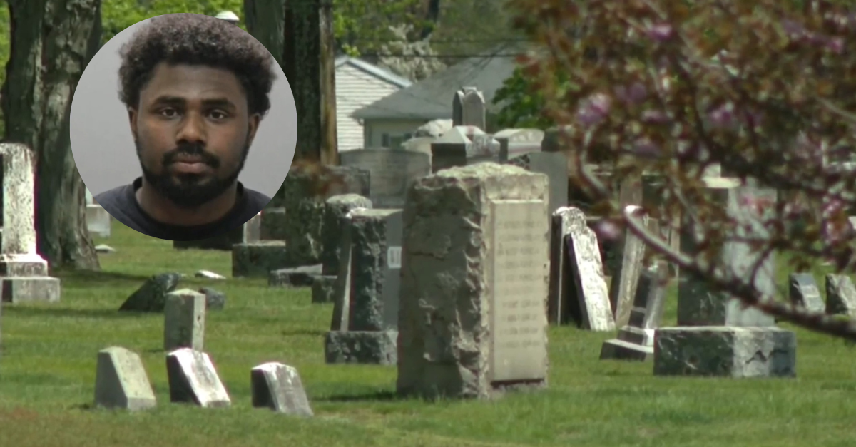 William Perez tried to rape a woman at the Mayflower Hill Cemetery, police said. (Images: WJAR)