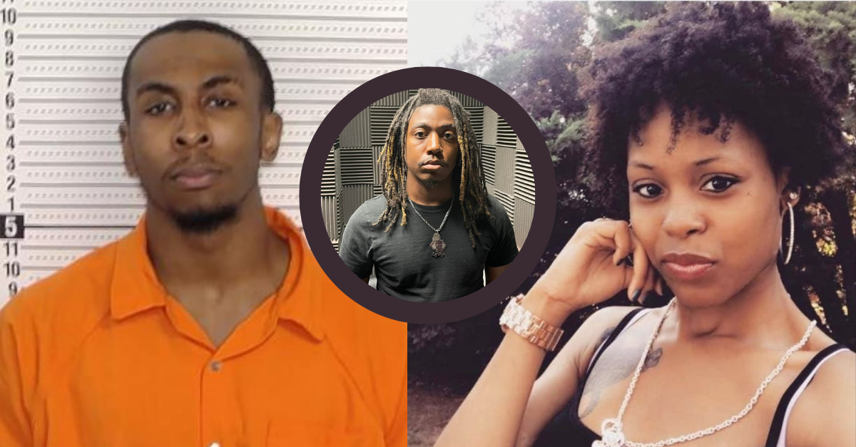 Donell Anderson (left) murdered Imani Roberson (right), said deputies in Rockdale County, Georgia. Cedarius Glaze played a "key role" in disposing of the body, according to authorities. (Images: Rockdale County Sheriff