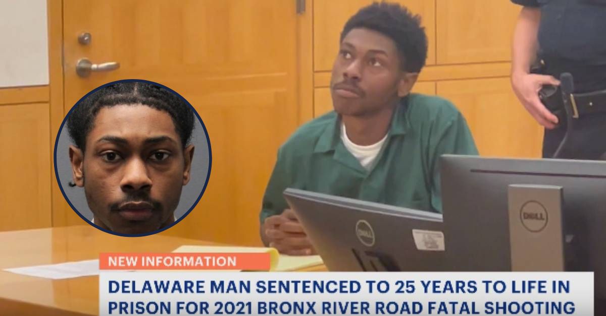 Eric Lamont Prince Williams was sentenced to 25 years to life in prison in the killing of Jabree West. (Mugshot from Yonkers Police Department; Screenshot from News12)