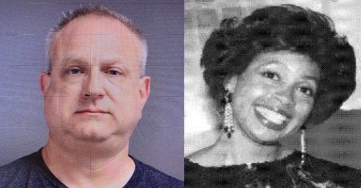 Stephan Smerk stabbed Robin W. Lawrence to death in her home in 1994, police said. (Images: Fairfax County Police Department)