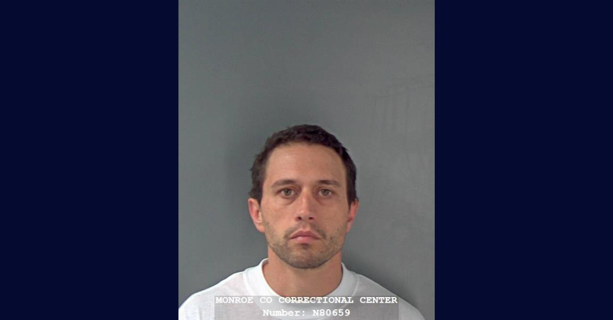 Richard Allen White Jr. kidnapped his girlfriend's 5-year-old daughter and the child's babysitters, police said. (Mug shot: Monroe County Detention Center)