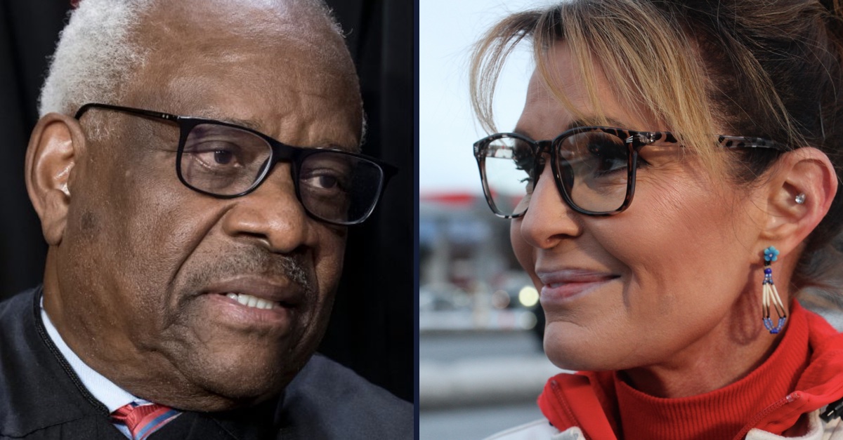 Justice Clarence Thomas, Sarah Palin