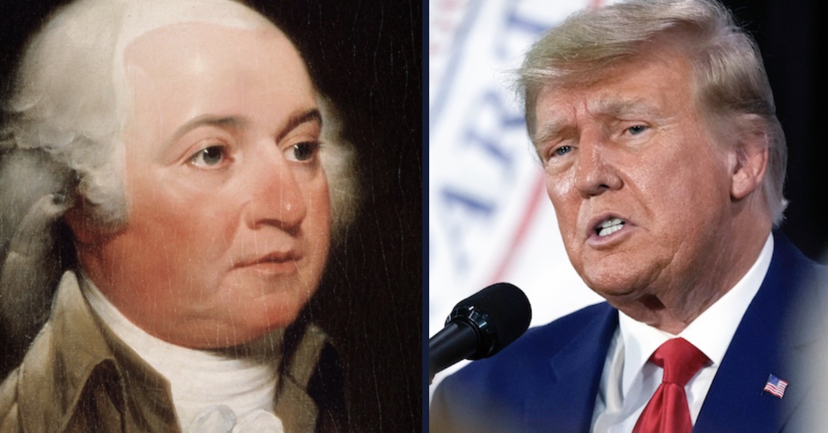 John Adams, Donald Trump