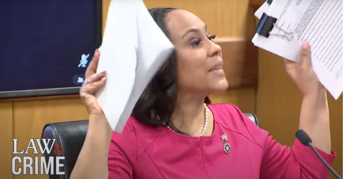 Fani Willis shouts at defense attorney Ashleigh Merchant in Fulton County