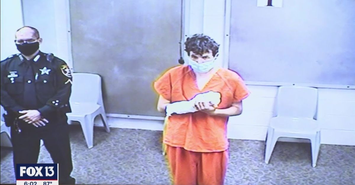 Sage Curry killed Zhaneta Dindi and Hera Dindi in Largo, Florida. (Courtroom screenshot from WTVT/YouTube)