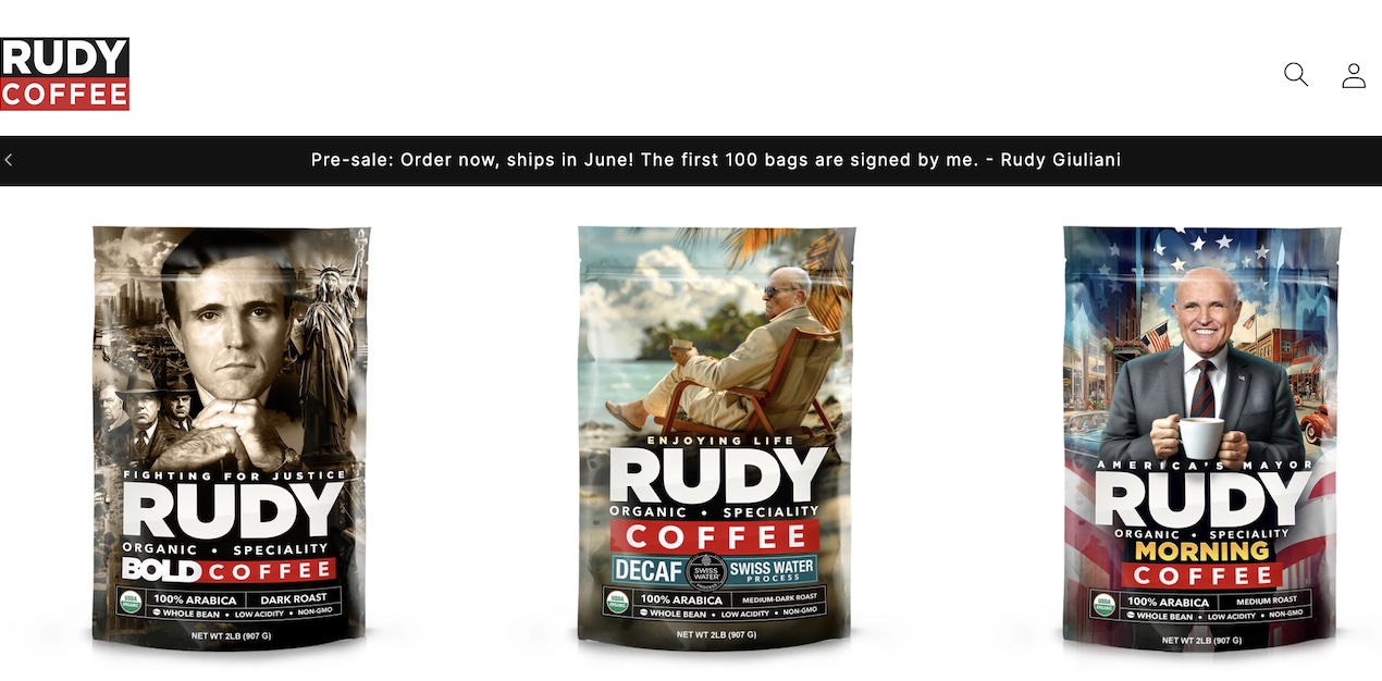 Rudy Coffee is now a thing, apparently.