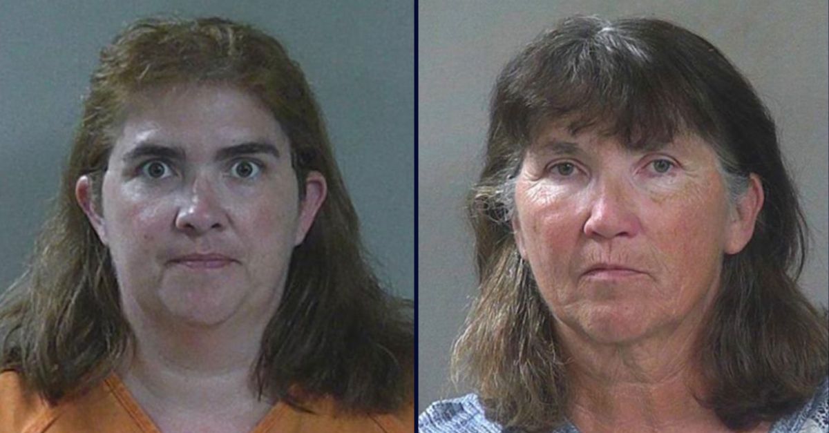 Melissa Fay Calumpit, on the left, and Rosalie Lynn Morris, on the right