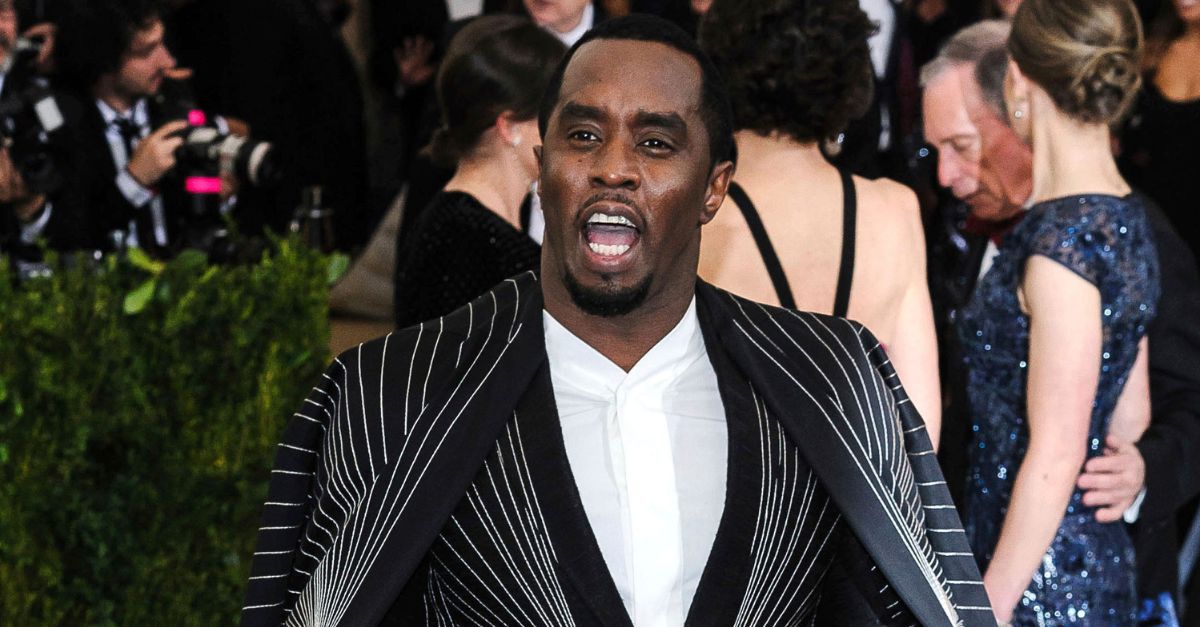 File Photo by: zz/ESBP/STAR MAX/IPx 2017 5/1/17 Sean P. Diddy Combs at the 2017 Costume Institute Benefit Gala celebrating the opening of the exhibition "Rei Kawakubo/Comme des Garcons: Art Of The In-Between" held on May 1, 2017 at The Metropolitan Museum of Art in New York City. (NYC)