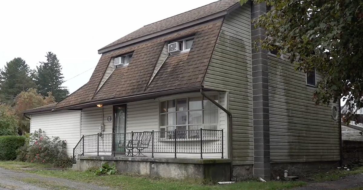 The home where John F. Gustites allegedly shot his son (WNEP).