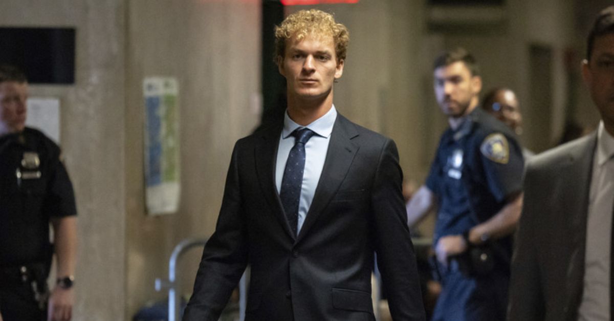 Daniel Penny arrives at the court after break in New York, Tuesday, Nov. 12, 2024. (AP Photo/Yuki Iwamura) 