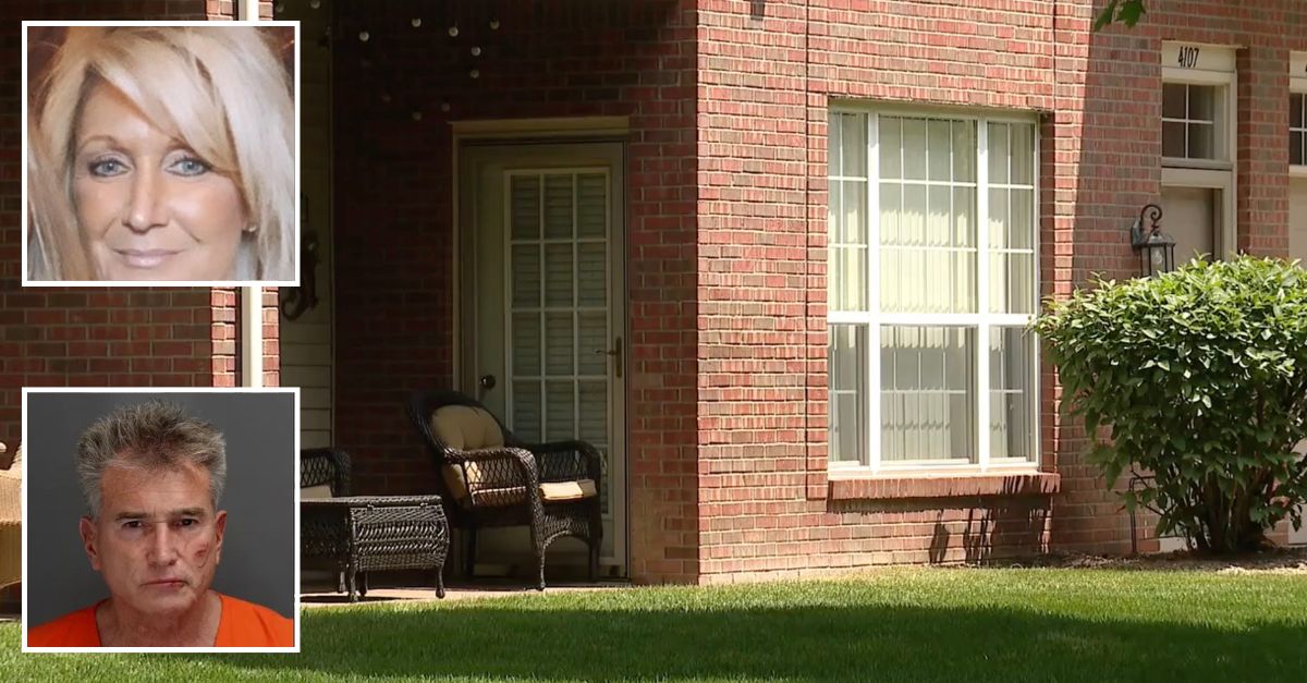 Inset, top to bottom: Tanya Vuichard (Casterline Funeral Home) and Vincent Vuichard (Michigan Deptartment of Corrections). Background: The home where Vincent Vuichard killed his wife (The Detroit News).