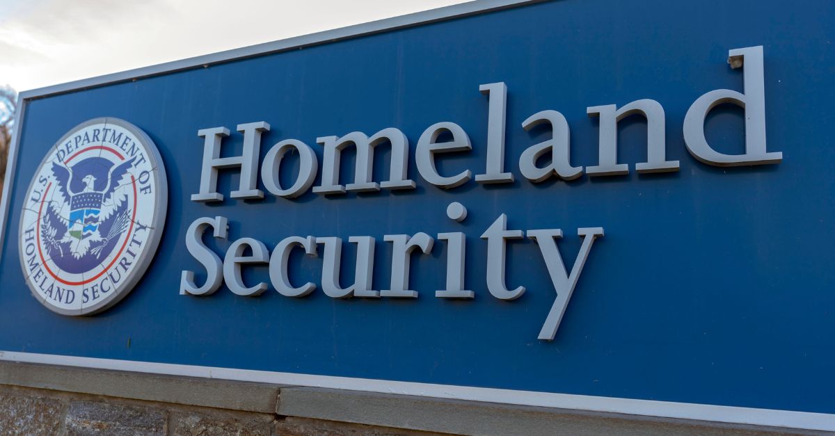 The U.S. Department of Homeland Security sign is seen at the Headquarters in Washington, Sunday, Dec. 8, 2024. (AP Photo/Jose Luis Magana)