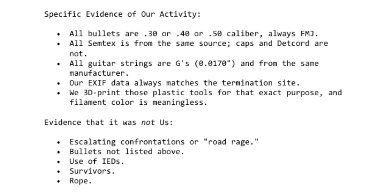 Payne allegedly specified how the "newsworthy killings" would be carried out and what type of weapons would be used (Justice Department).