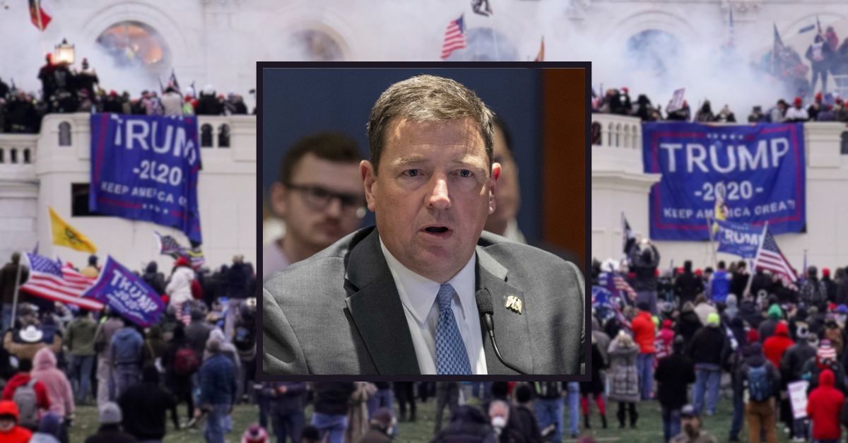  Rioters supporting President Donald Trump tempest  the Capitol successful  Washington, Wednesday, Jan. 6, 2021 (AP Photo/John Minchillo, File). Inset: FILE – Ed Martin speaks astatine  an lawsuit   hosted by Rep. Matt Gaetz, R-Fla., astatine  the Capitol successful  Washington, June 13, 2023 (AP Photo/Amanda Andrade-Rhoades, File).