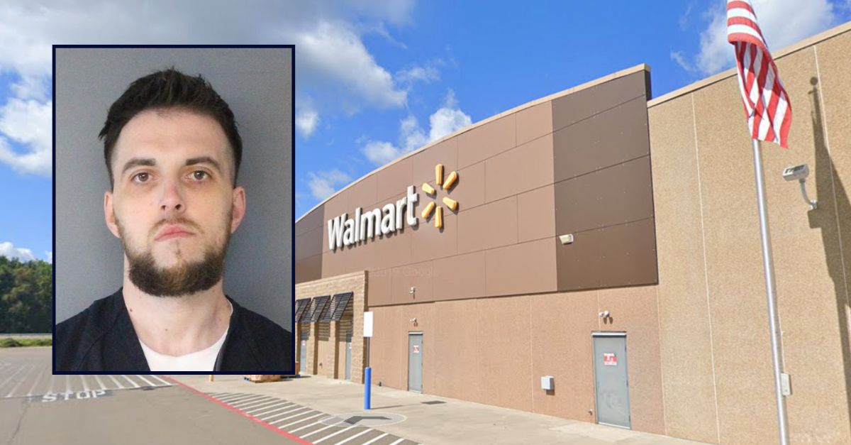 Matthew Patrick Gay appears inset against an representation  of a Walmart successful  Pennsylvania.