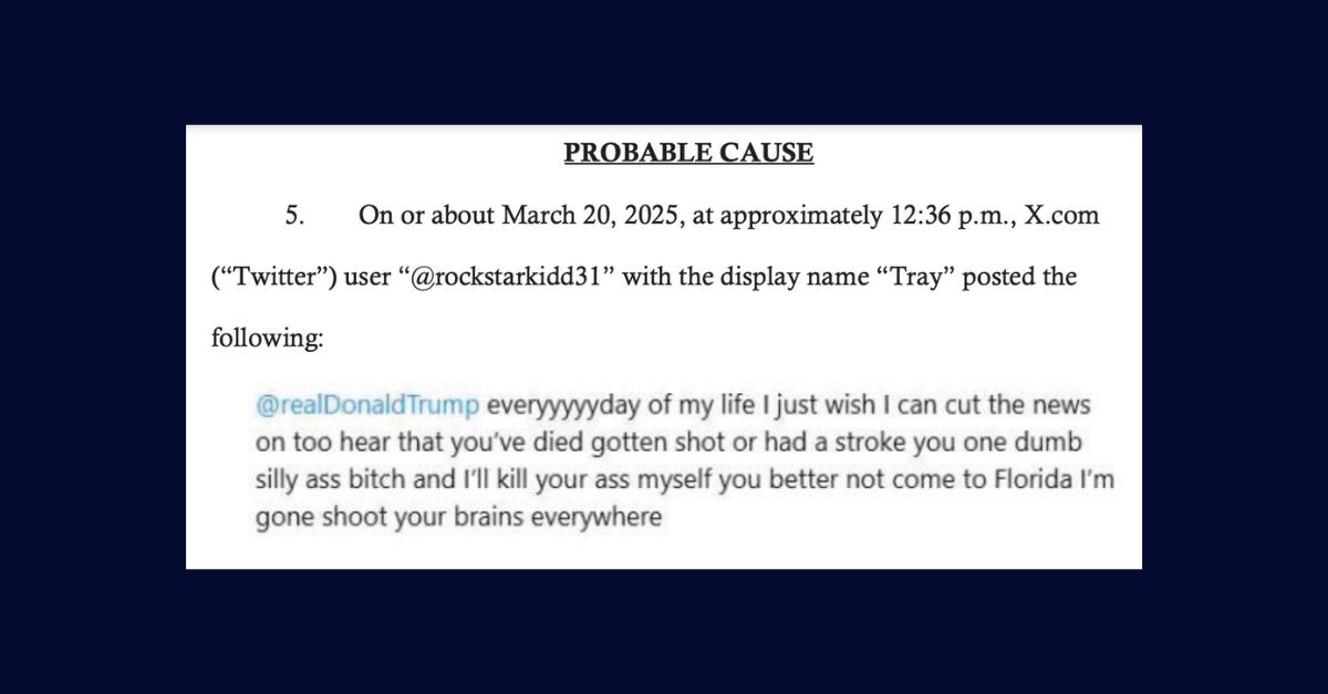 A social media post attributed to Tranard Dell.