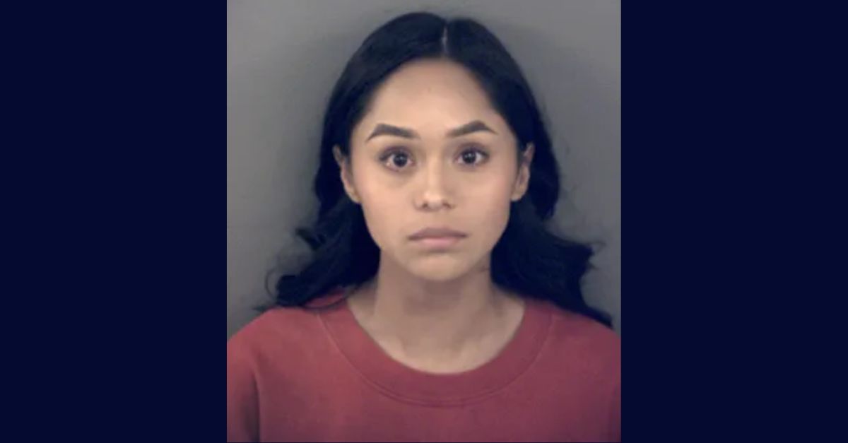 Vianney Alyssa Acosta appears in a booking photo.