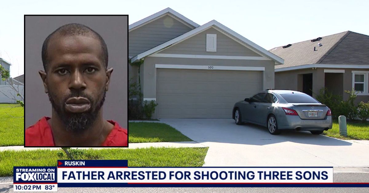 Dad arrested after allegedly shooting his 3 sons