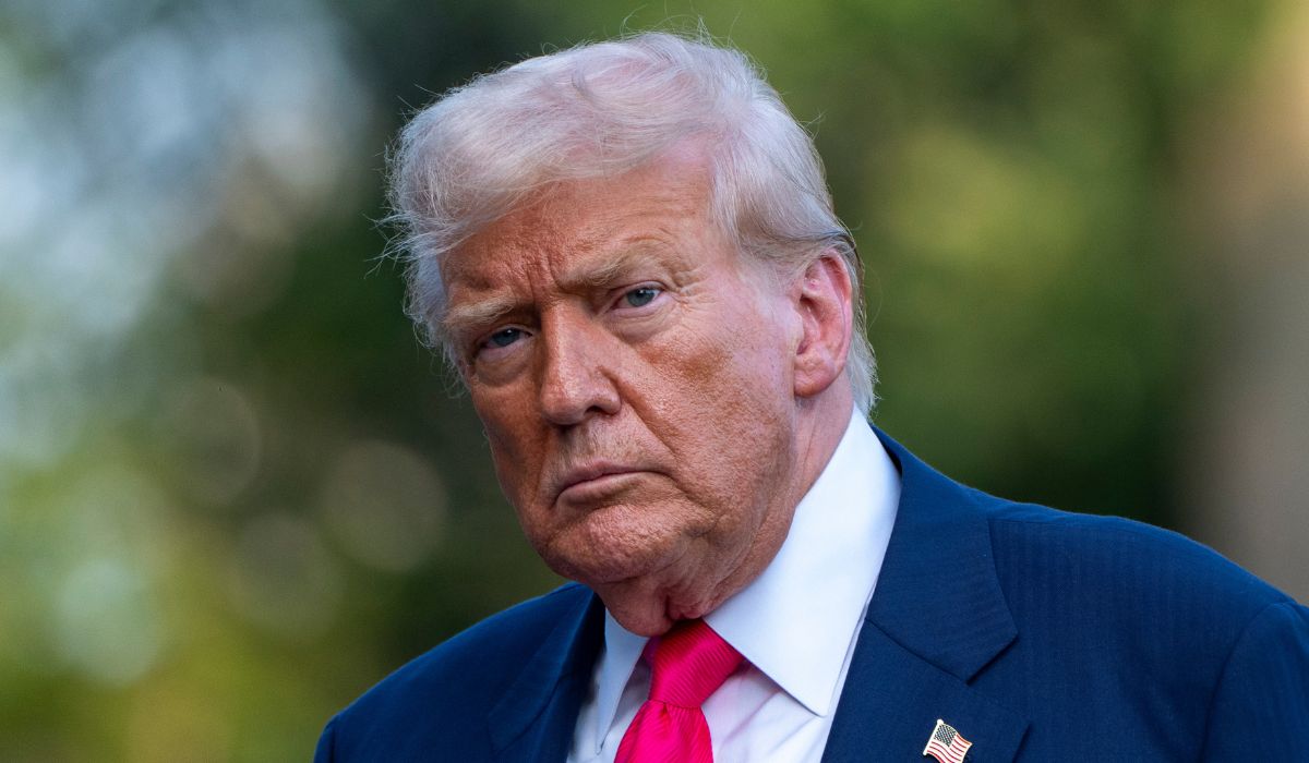 FILE - President Donald Trump walks from Marine One after arriving on the South Lawn of the White House, Tuesday, July 15, 2025, in Washington. (AP Photo/Alex Brandon, File)