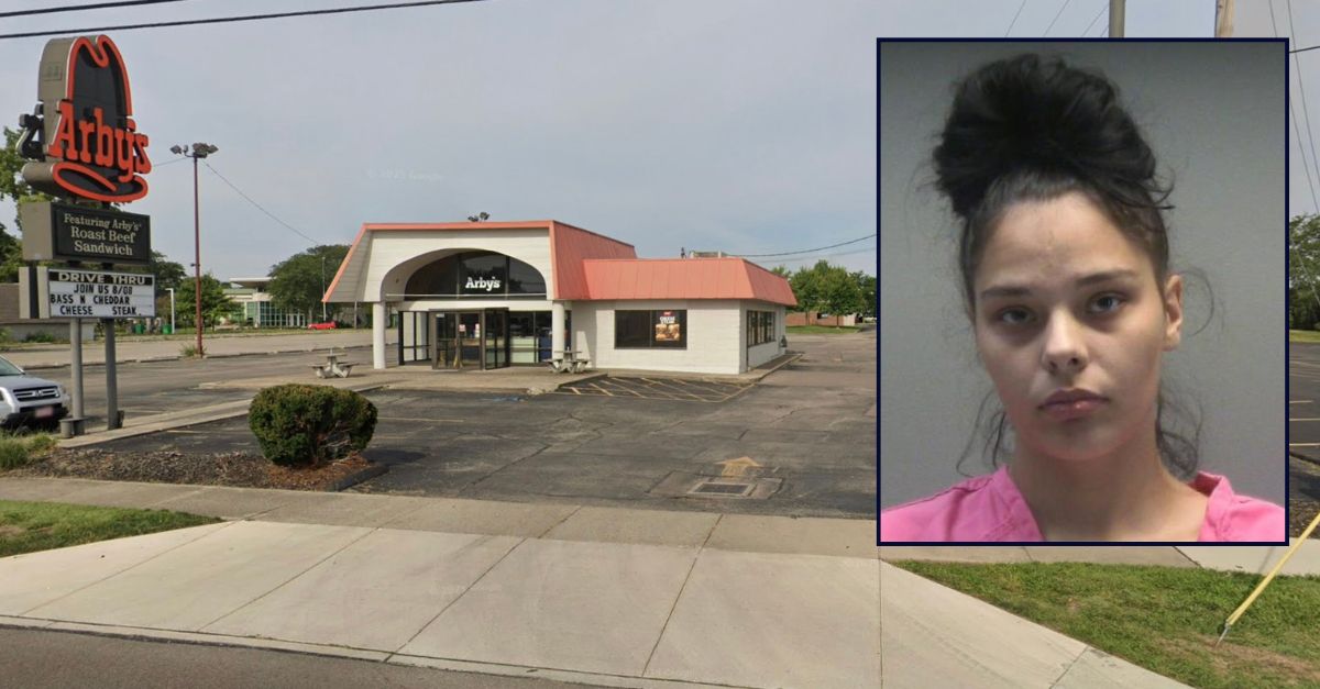 Inset: Stevi Jo Creech (Montgomery County Jail). Background: The Arby