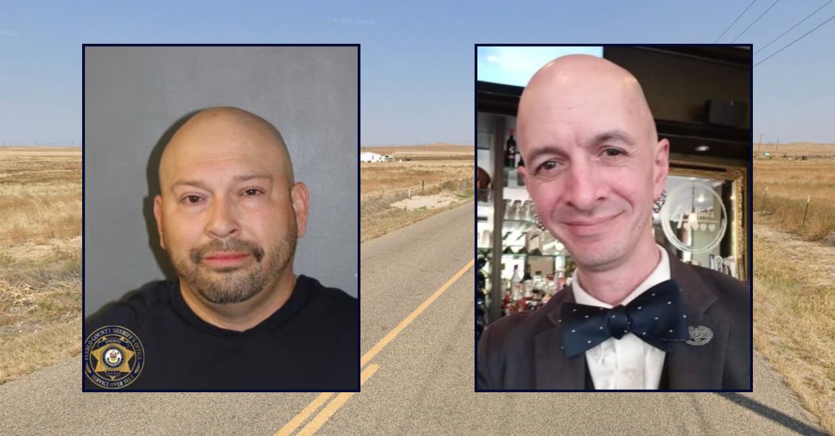 Inset, left to right: Leon Pantoya and Steven Robinson (Pueblo County Sheriff