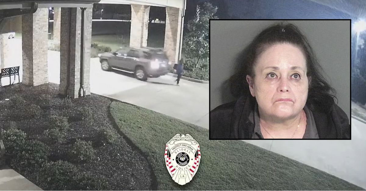Woman arrested aft  she allegedly ran implicit    coworker
