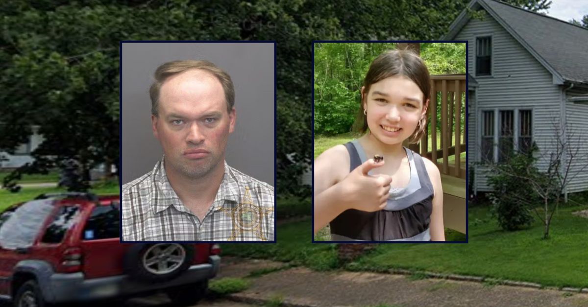Brent Bredhold, inset left, Alice Bredhold, inset right; set against an image of the Bredhold residence.