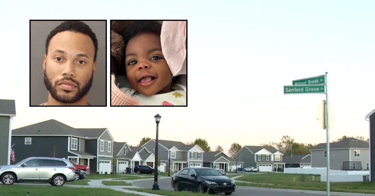 Left inset: Glenn McIntosh (Franklin County Jail). Right inset: Ameira Reynolds (GoFundMe). Backround: The 4000 block of Willard Brook Road in Franklin County, Ohio, where Glenn McIntosh allegedly killed his girlfriend