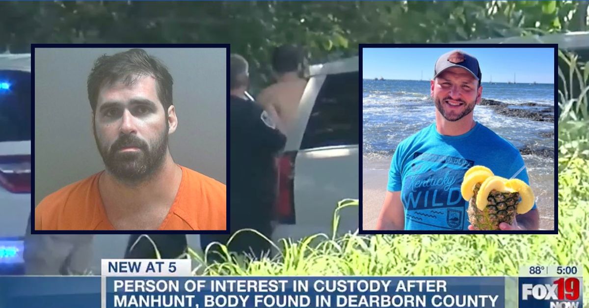 Inset, left to right: Brent Wellman (Dearborn County Prosecutor