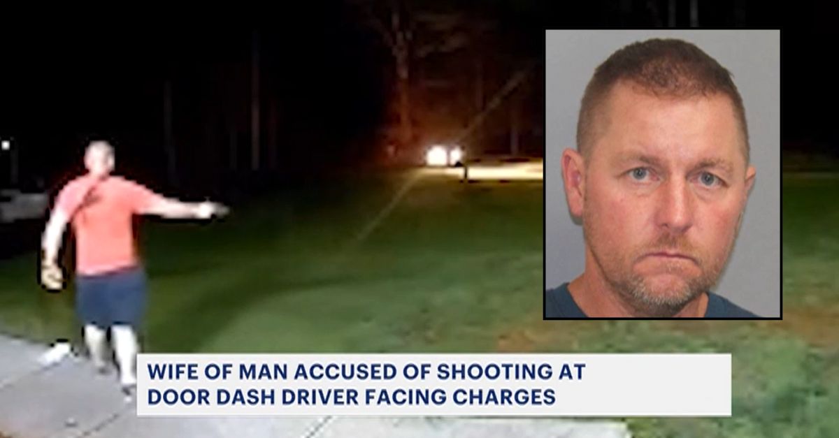 Wife of man accused of shooting DoorDash driver indicted