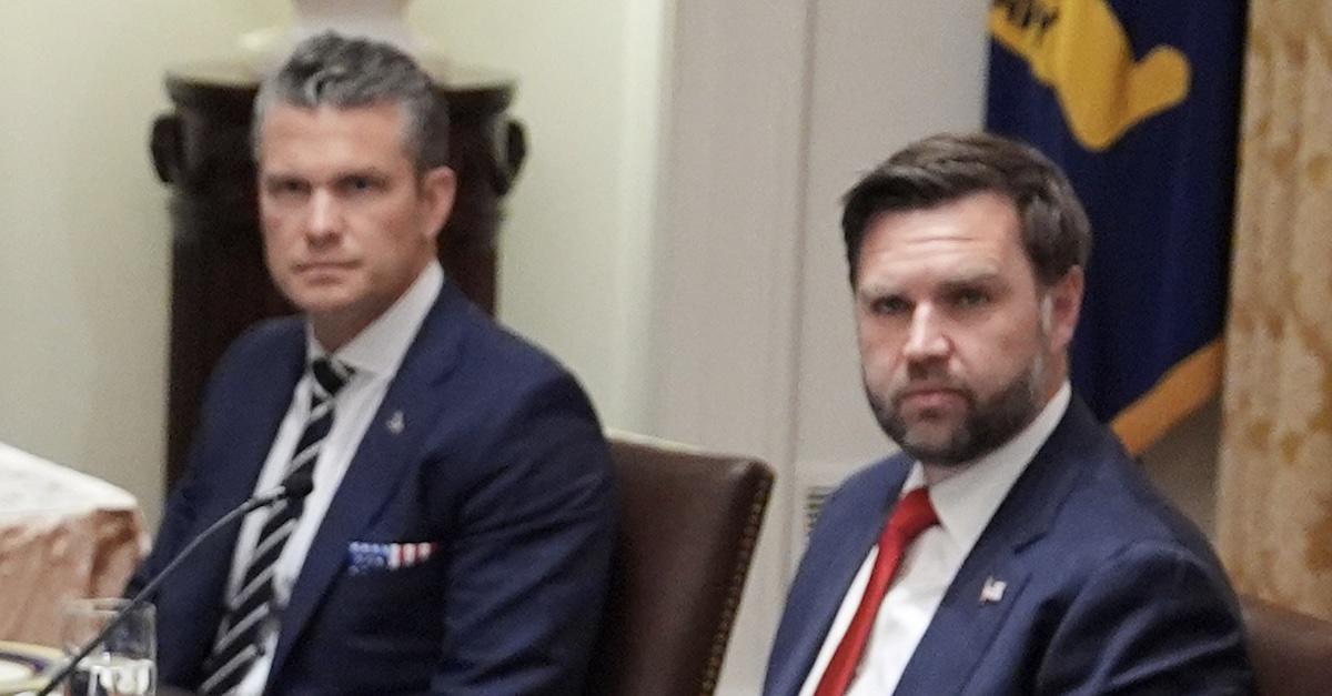 Pete Hegseth, JD Vance