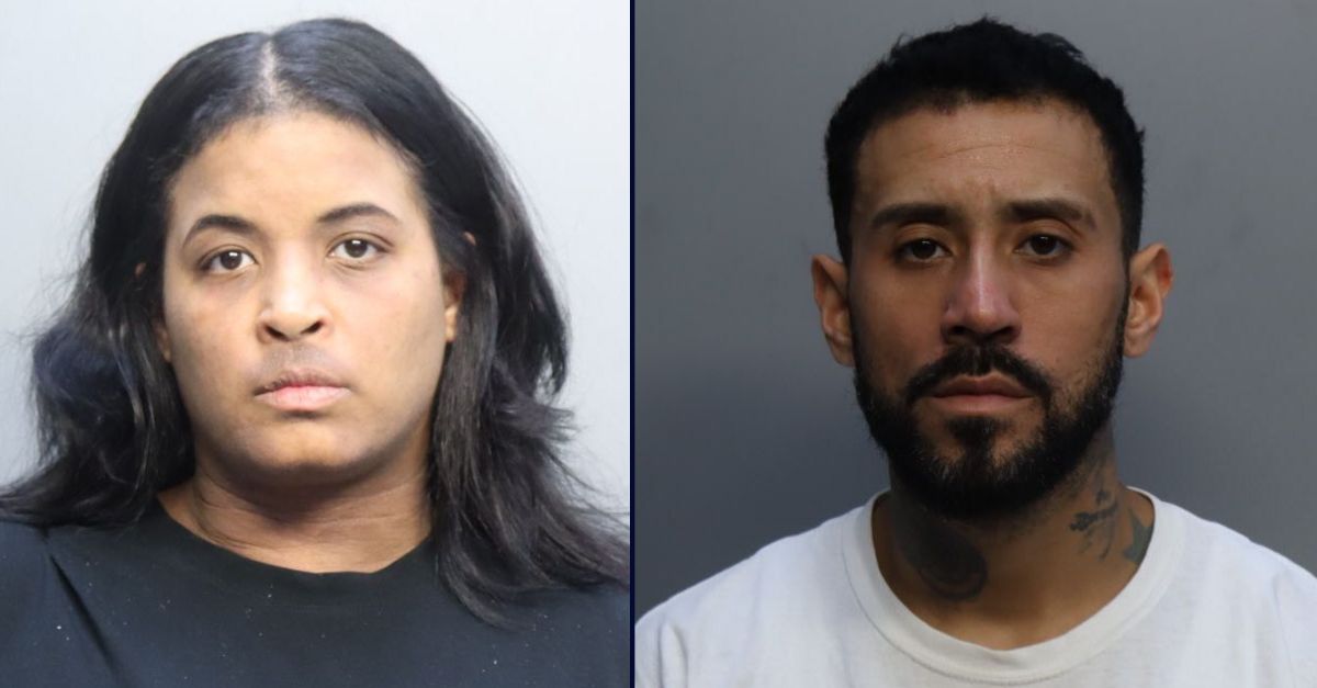 Cynthia Hernandez on the left and Daniel Eduardo Romero on the right.