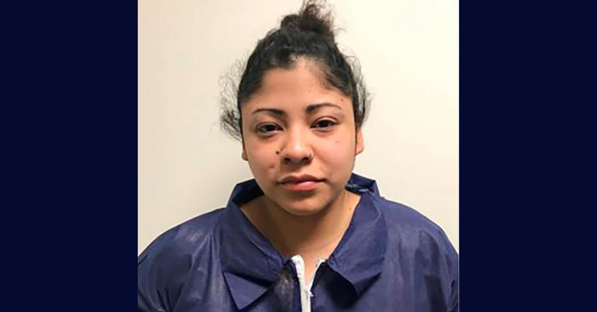 Sophia Negroponte appears in a booking photo.