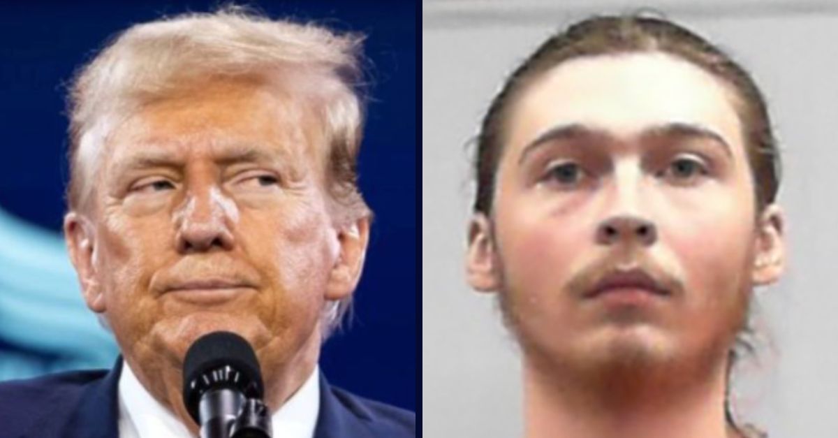 Left: Donald Trump speaks at the annual Road to Majority conference in Washington, DC, in June 2024 (Allison Bailey/NurPhoto via AP). Right: Cody Smith (U.S. Immigration and Customs Enforcement).