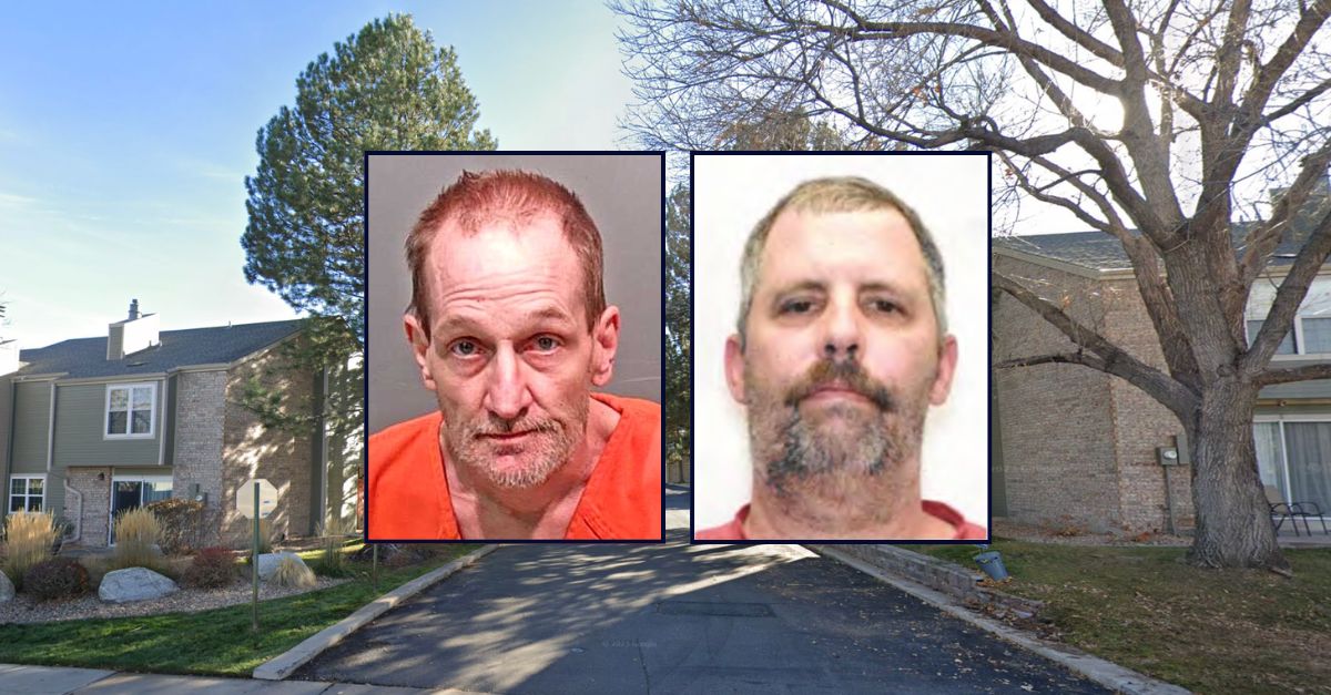 James Agnew, inset on the left; James O'Neill, inset on the right; against an image of a residential street in Colorado.