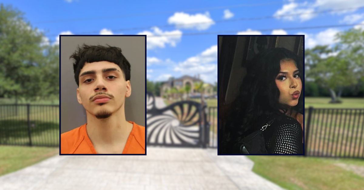 Enrique Aguilar appears successful  a booking photograph  inset connected  the left; Mariah Alatorre appears successful  her obituary photograph  inset connected  the right; against an representation  of a residence successful  Texas.