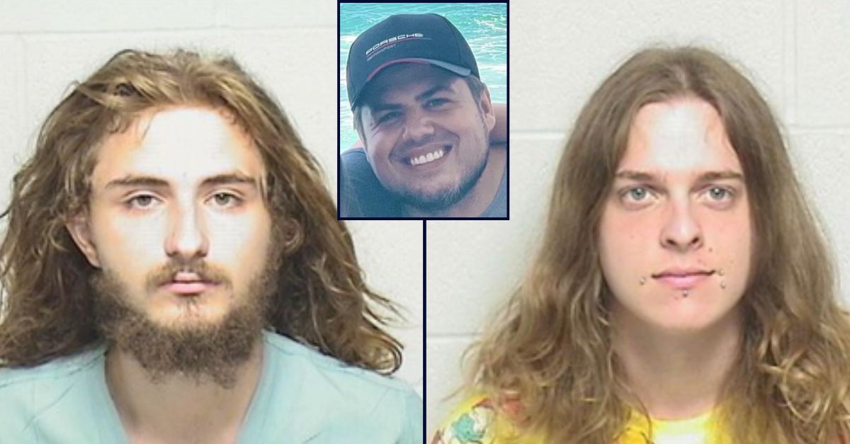 Main, left to right: Nicholas Caban and Jacob Firestone (Lake County Sheriff's Office). Inset: Matthew Ascaridis (GoFundMe).