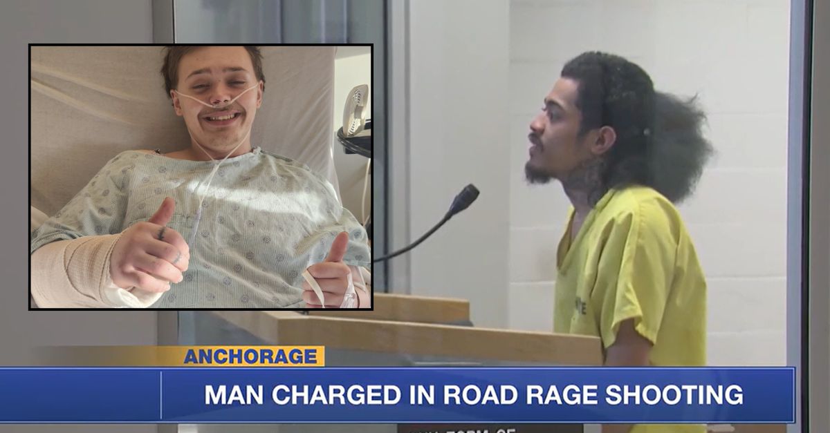 Man arrested after road rage incident