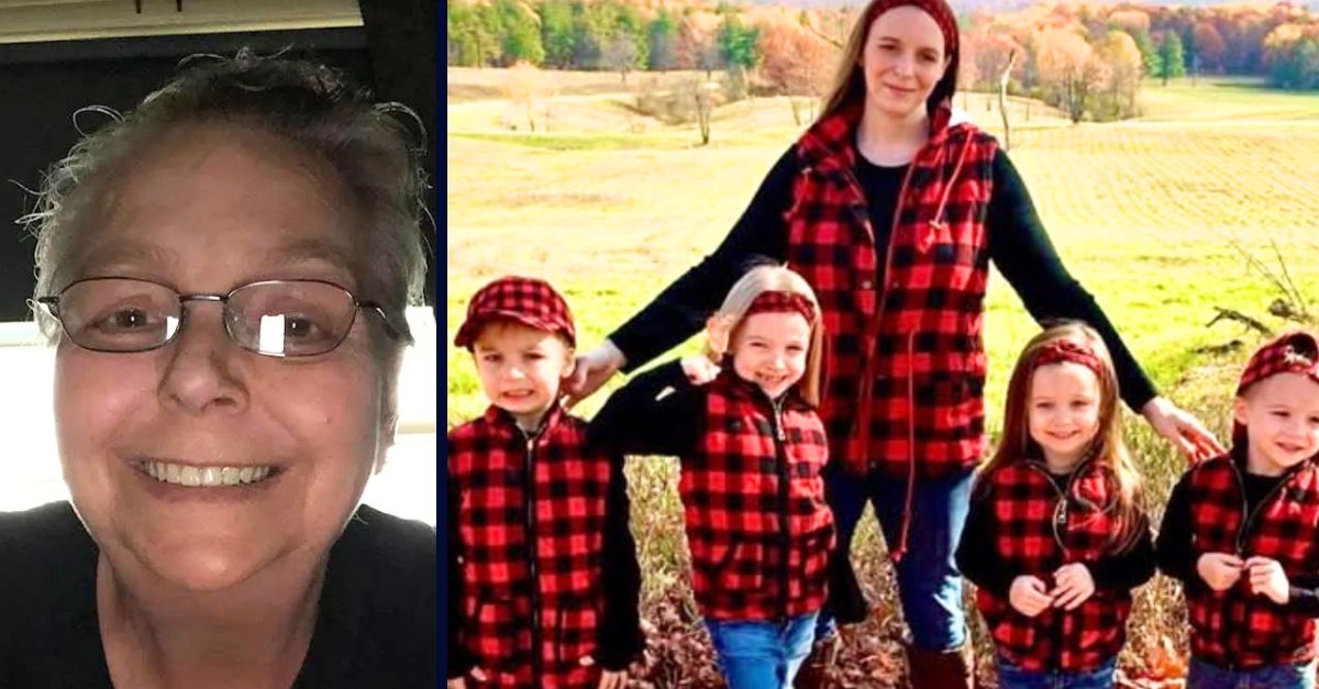 Left: Amy Steadman (Facebook). Right: Sarah Meyers and her children (GoFundMe/Facebook).