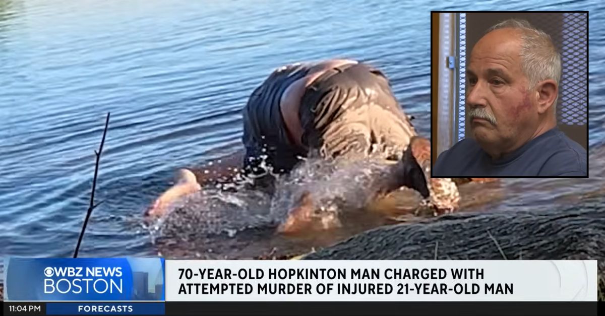 Man arrested after allegedly strangling other man at lake