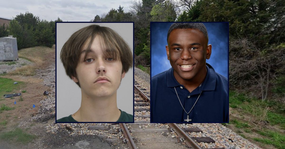 Lucas Roper and Daniel Erving appear inset against an image of railroad tracks in Texas.