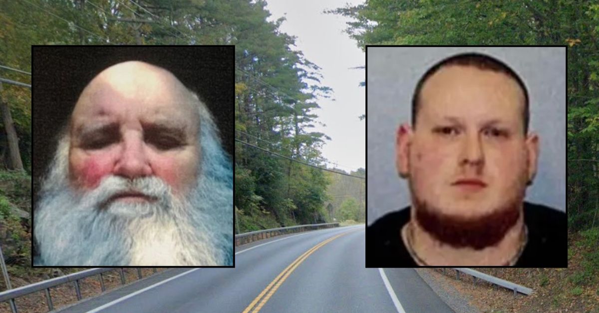 Inset, left to right: Roger Pitt Sr. and Drew White (Greene County Sheriff