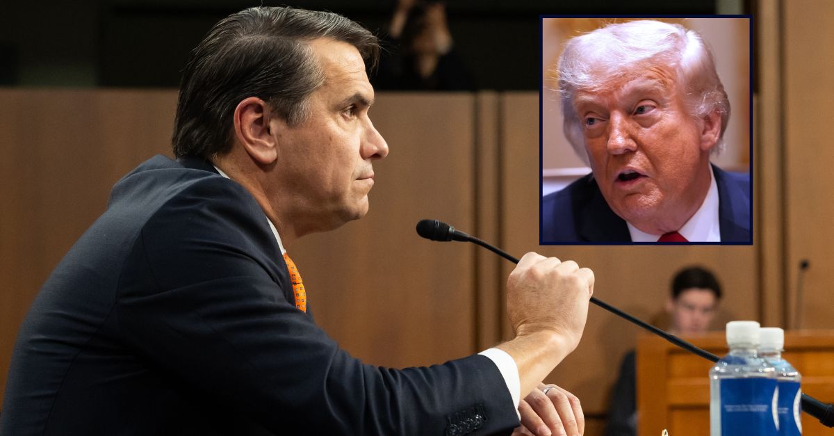 Todd Blanche and Donald Trump