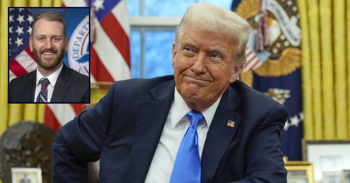 James Percival appears in a profile picture inset against an image of Donald Trump.