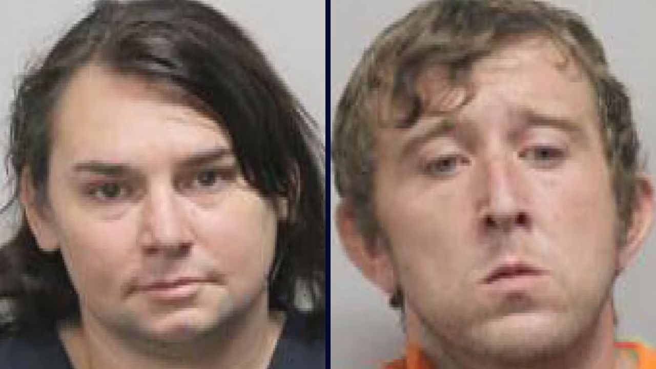 Left: Mary Cormier. Right: David Butt (Lafayette Parish Sheriff's Office).