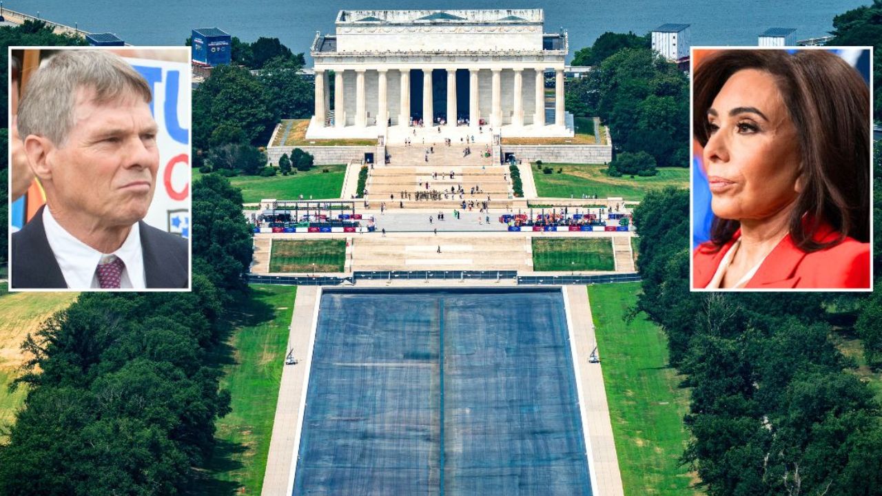 Ex-Olympian falsely accused in 'meritless' Reflecting Pool vandalism prosecution wants inspectors general to investigate Jeanine Pirro for 'misconduct'